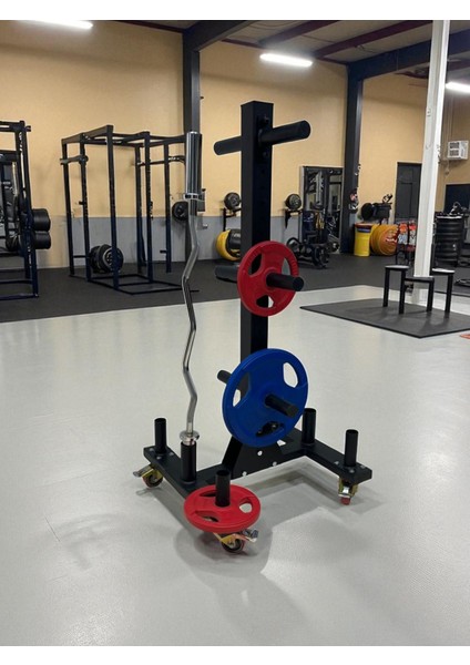 Tekerlekli Olimpik Plaka ve Bar Standı modelleri