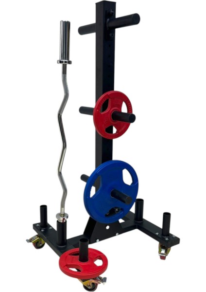 Tekerlekli Olimpik Plaka ve Bar Standı indirimleri