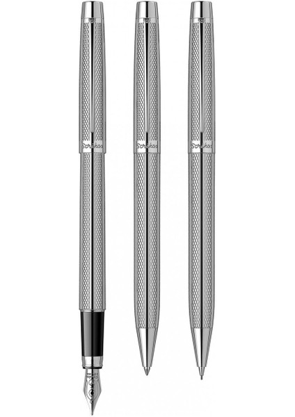 & WizDesign 722W Dolmakalem + Tükenmezkalem + Versatil Ikili Set Krom ( Ömür Boyu Garantili - Lüks Kutulu - İsme Özel Tasarım ) fırsatları