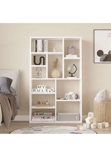 Korrion Kitaplık 124CM Beyaz Kor1-W fiyatları