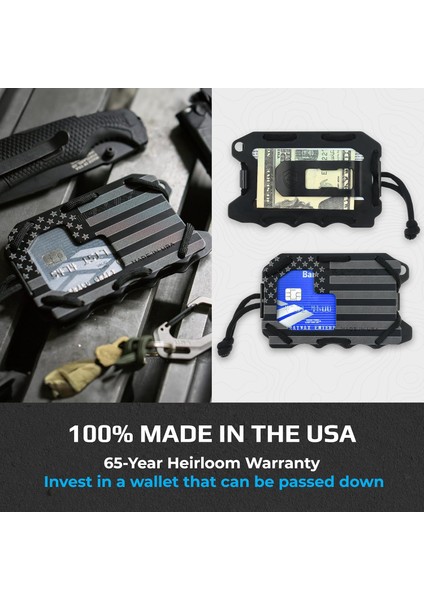 Trayvax Orijinal 2.0 Patriot Edition Cüzdan, 10,5 cm Uzunluk, Siyah, Günlük Kullanım Için, Kart, Para Tutucu modelleri