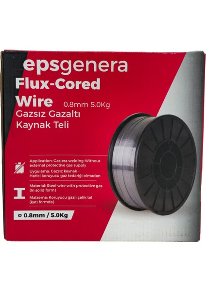 EPSK508 0.8mm/5kg Flux Gazsız Gazaltı Kaynak Teli fiyatları
