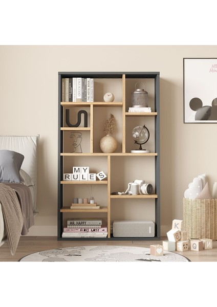 Korrion Kitaplık 124CM Sepet-Antrasit Kor1-Sa fiyatları