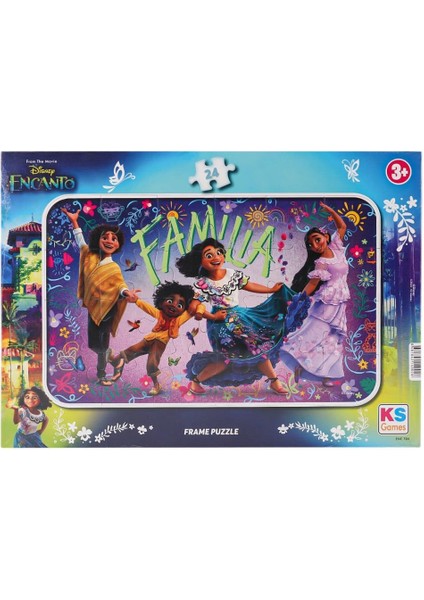 Enc 704 Encanto Familia Frame Puzzle 24 Parça -Ks Puzzle