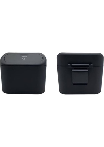 Siyah Kapaklı Araç Içi Çöp Kutusu – Portatif ve Taşınabilir Araba Çöp Kovası Organizer fiyatları