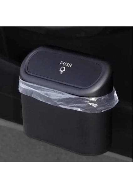 Siyah Kapaklı Araç Içi Çöp Kutusu – Portatif ve Taşınabilir Araba Çöp Kovası Organizer indirimleri