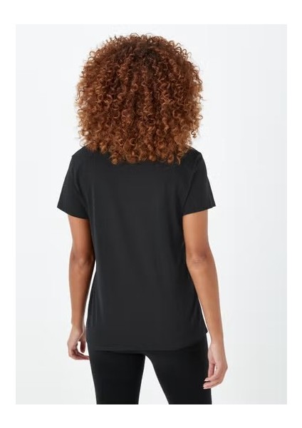 2469 Siyah Baskılı Kadın T-Shirt -90 fiyatları