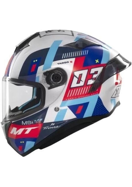 Full Face Kask FF106B Targo S Sergio Garcıa B5 Parlak (M)