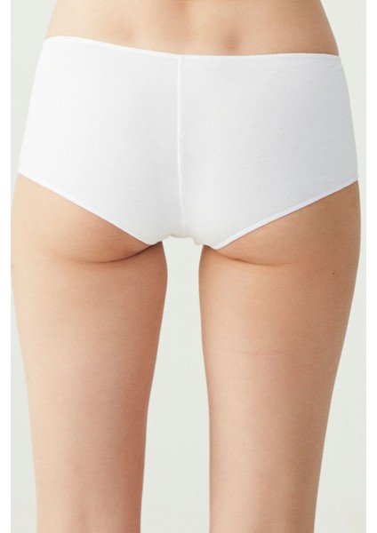 Lisanslı %47 Modal %47 Pamuk Kıl Lastikli Şort Renkli 5'li Özel Kutulu Paket / Siyah - Beyaz - Ten - Lacivert - Fuşya