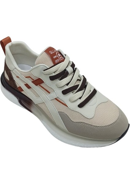 Bej Erkek Triko Sneaker Spor Ayakkabı fiyatları