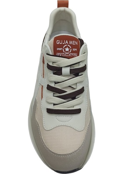 Bej Erkek Triko Sneaker Spor Ayakkabı fırsatları