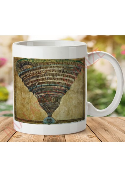 Bolitelli La Carte Iki Tarafı Baskılı Kupa Bardak