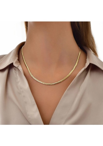 Modern Altın Zincir Kolye