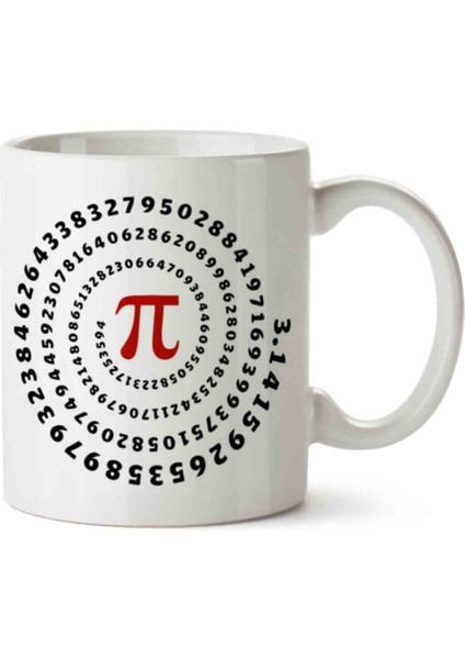 Pi, Spiral, Science, Mathematics, Math, Iki Tarafı Baskılı Kupa Bardak