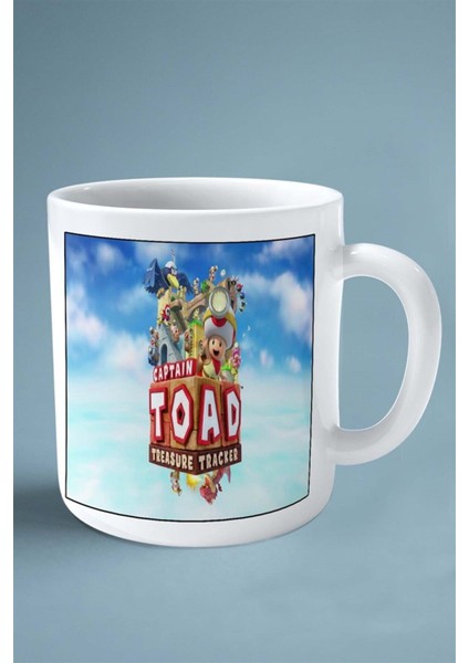 Captain Toad Oyun Baskılı Kupa Bardak Çift Taraflı Baskı Kişiye Özel Model 1