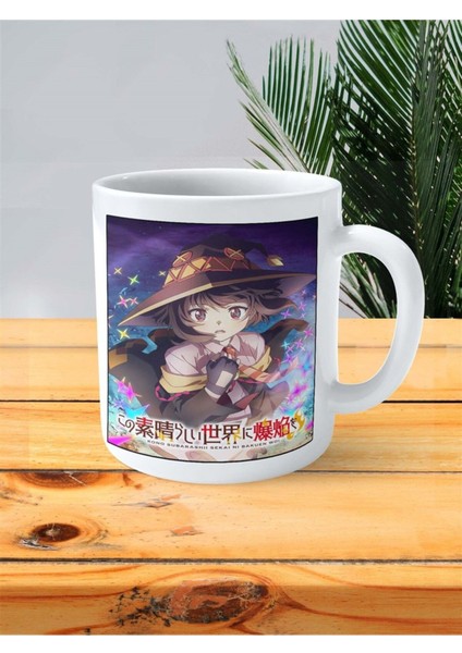 Kono Subarashii Sekai Ni Shukufuku Wo! Baskılı Kupa Bardak Kişiye Özel Model 2