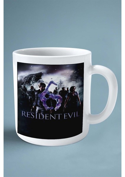 Resident Evil Oyun Baskılı Kupa Bardak Çift Taraflı Kişiye Özel Model 5