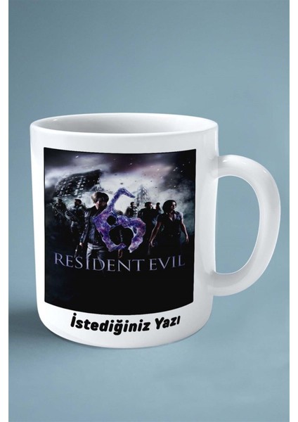 Resident Evil Oyun Baskılı Kupa Bardak Çift Taraflı Kişiye Özel Model 5 fiyatları