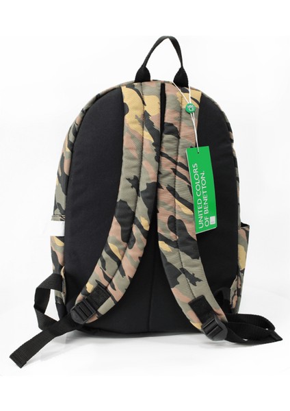 Kamuflaj Sırt Çantası Unisex 1 Fermuarlı Cep ve 2 Matara Bölmesi 46x31x12 Cm modelleri