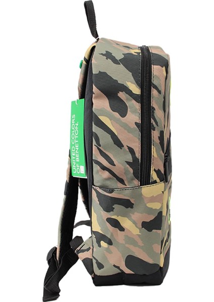 Kamuflaj Sırt Çantası Unisex 1 Fermuarlı Cep ve 2 Matara Bölmesi 46x31x12 Cm fırsatları