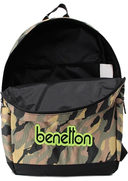 Kamuflaj Sırt Çantası Unisex 1 Fermuarlı Cep ve 2 Matara Bölmesi 46x31x12 Cm indirimleri