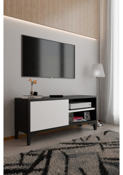 Modern Tv Ünitesi Kapaklı Raflı Tv Sehpası Salon Için Minimal Tasarım Fonksiyonel Tv Dolabı fiyatları