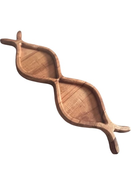 Asimetrik 2 Bölmeli Kahverengi Çerezlik, Şık ve Pratik Mutfak Aksesuarı fiyatları