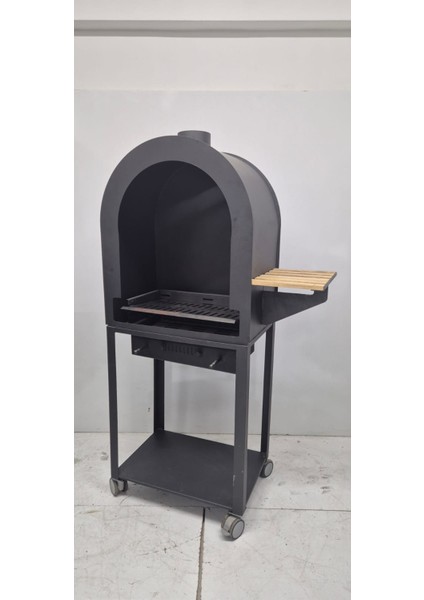 Modern Tasarımlı Tekerlekli Mangal / Barbekü Fırını modelleri