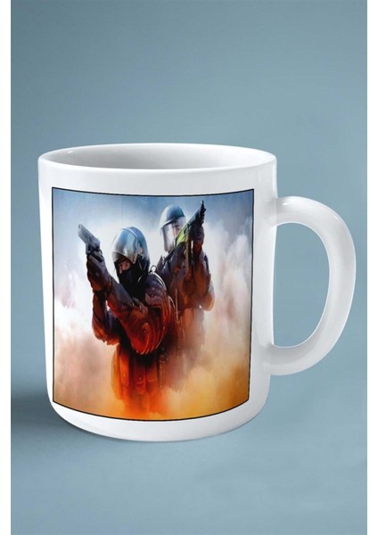 Counter Strike Cs 2 Csgo Oyun Baskılı Kupa Bardak Çift Taraflı Kişiye Özel Model 24