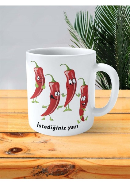 Biber Baskılı Kupa Bardak Kişiye Özel Model 4 fiyatları