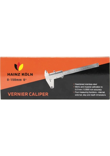 Hainz Köln Verniyeli Kumpas 150MM 6" Paslanmaz Çelik modelleri