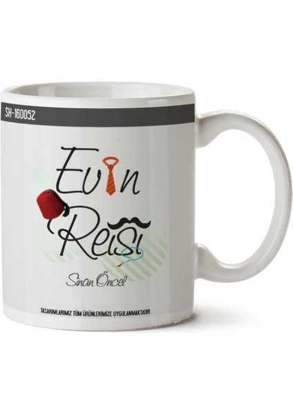 Kişiye Özel Evin Reisi (2) Kupa Bardak