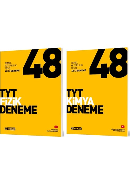 Hız Yayınları Tyt Fizik + Kimya Deneme Seti 2 Kitap