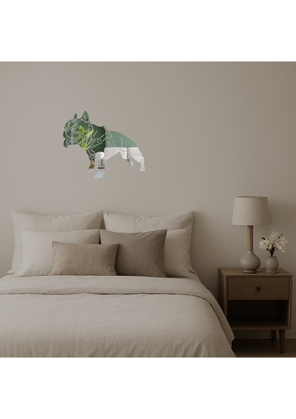 Minimalist Köpek Dekoratif Aynalı Tablo - PHN6807-1507 fiyatları