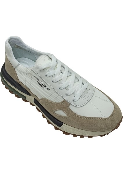 Beyaz Deri Erkek Sneaker Ayakkabı fiyatları