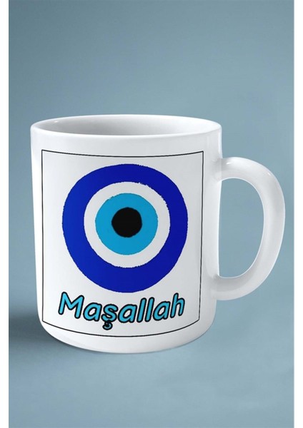 Maşallah Islamiyet Baskılı Kupa Bardak Çift Taraflı Baskı Kişiye Özel Model 2