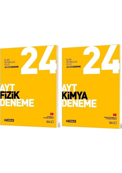 Hız Yayınları Ayt Fizik + Kimya Deneme Seti 2 Kitap