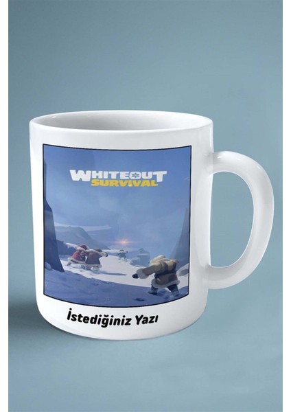 Whiteout Survival Mobil Oyun Baskılı Kupa Bardak Çift Taraflı Baskı Kişiye Özel Model 2 fiyatları