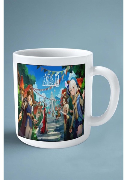 Afk Journey Arena Mobil Oyun Baskılı Kupa Bardak Çift Taraflı Baskı Kişiye Özel Model 7