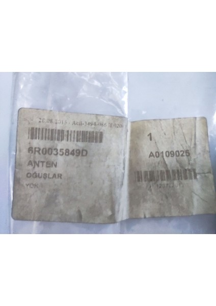 Orjinal Skoda Anten 6R0035849D indirimleri
