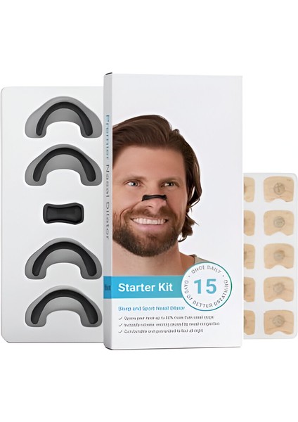 Horlama Engel Olan Manyetik, Mıknatıslı Burun Bandı - Premier Nasal Dilator