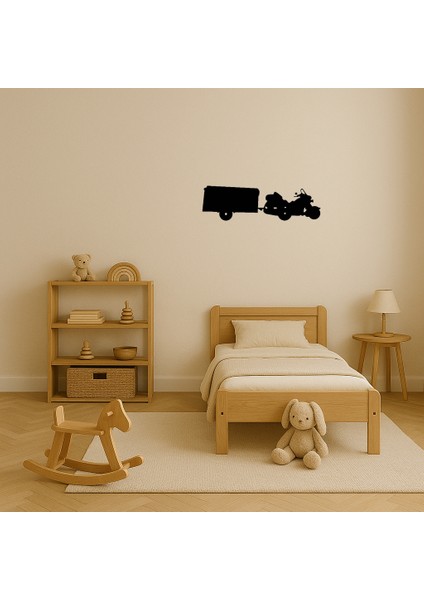 Retro Motorcu Mdf Dekoratif Tablo - PHN5478-9449 modelleri