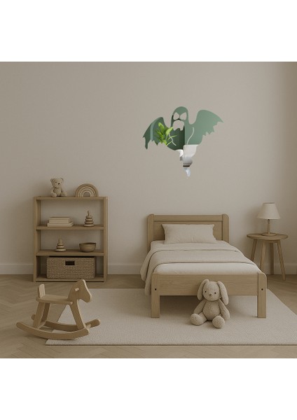 Hayalet Desenli Eğlenceli Dekoratif Aynalı Tablo - PHN1792-6010 fırsatları