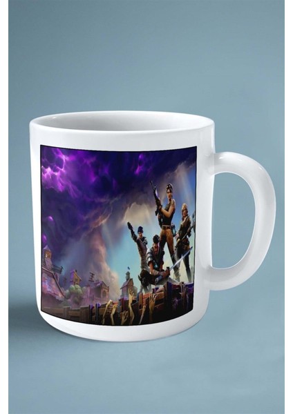 Fortnite Oyun Baskılı Kupa Bardak Çift Taraflı Baskı Kişiye Özel Model 14