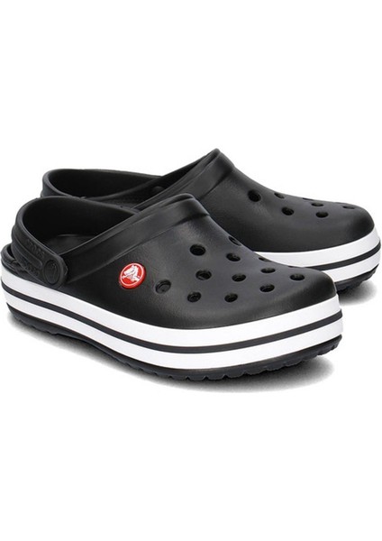 Crocband Siyah Terlik Unisex Konforlu Hafif Düz Tabanlı Kullanım İçin İdeal