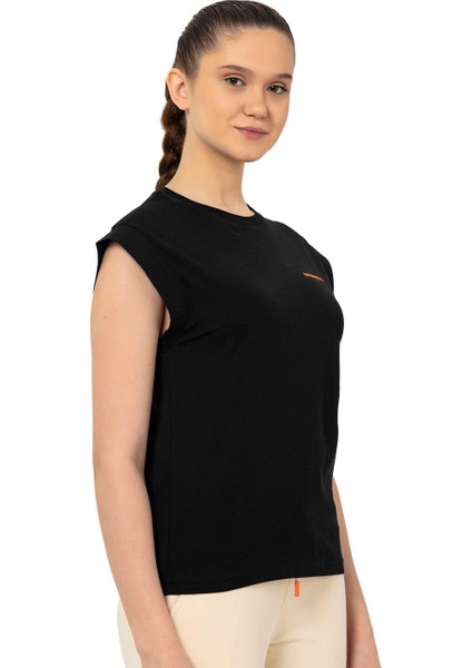 True Kadın Siyah Tişört