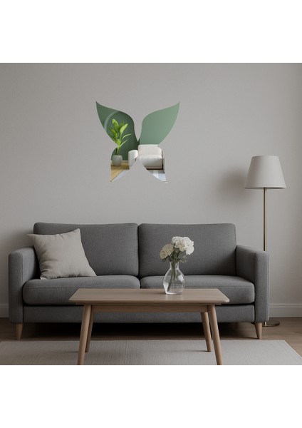 Modern Kelebek Motifli Iç Mekan Aynalı Tablosu - PHN8580-1527 indirimleri