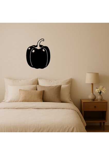 Biber ve Sebzeler Temalı Mdf Dekoratif Tablo - PHN8731-5844