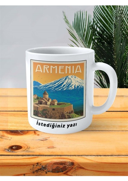 Armenia Baskılı Kupa Bardak Kişiye Özel Desen fiyatları