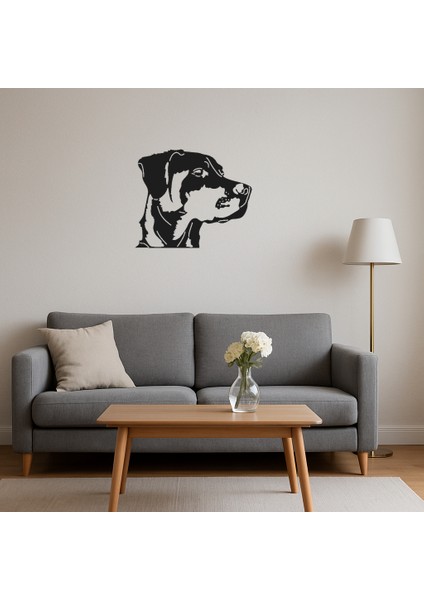 Minimalist Köpek Yüzü Mdf Tablosu - PHN7797-9521 fırsatları